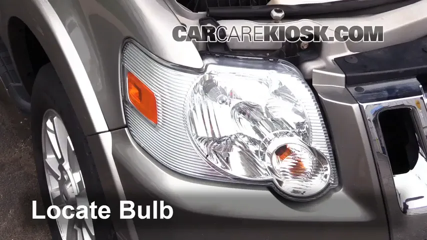 2009 Ford Explorer Sport Trac Limited 4.6L V8 Lights Daytime Running Light (replace bulb)